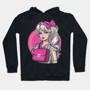 barbie nurse sketch art Hoodie